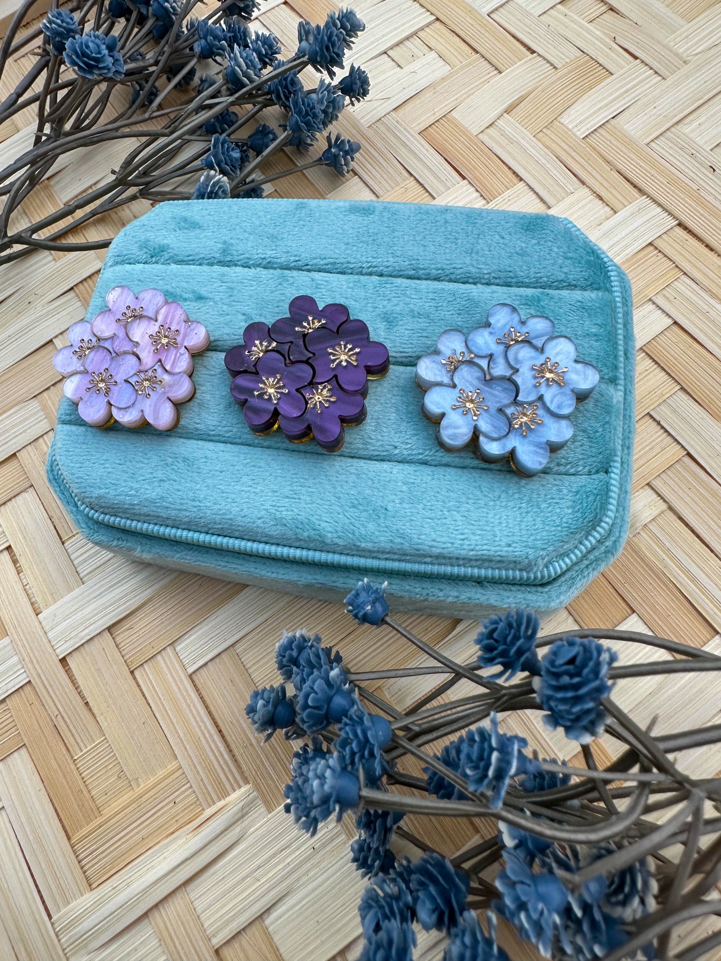 Cherry Blossom Statement Studs