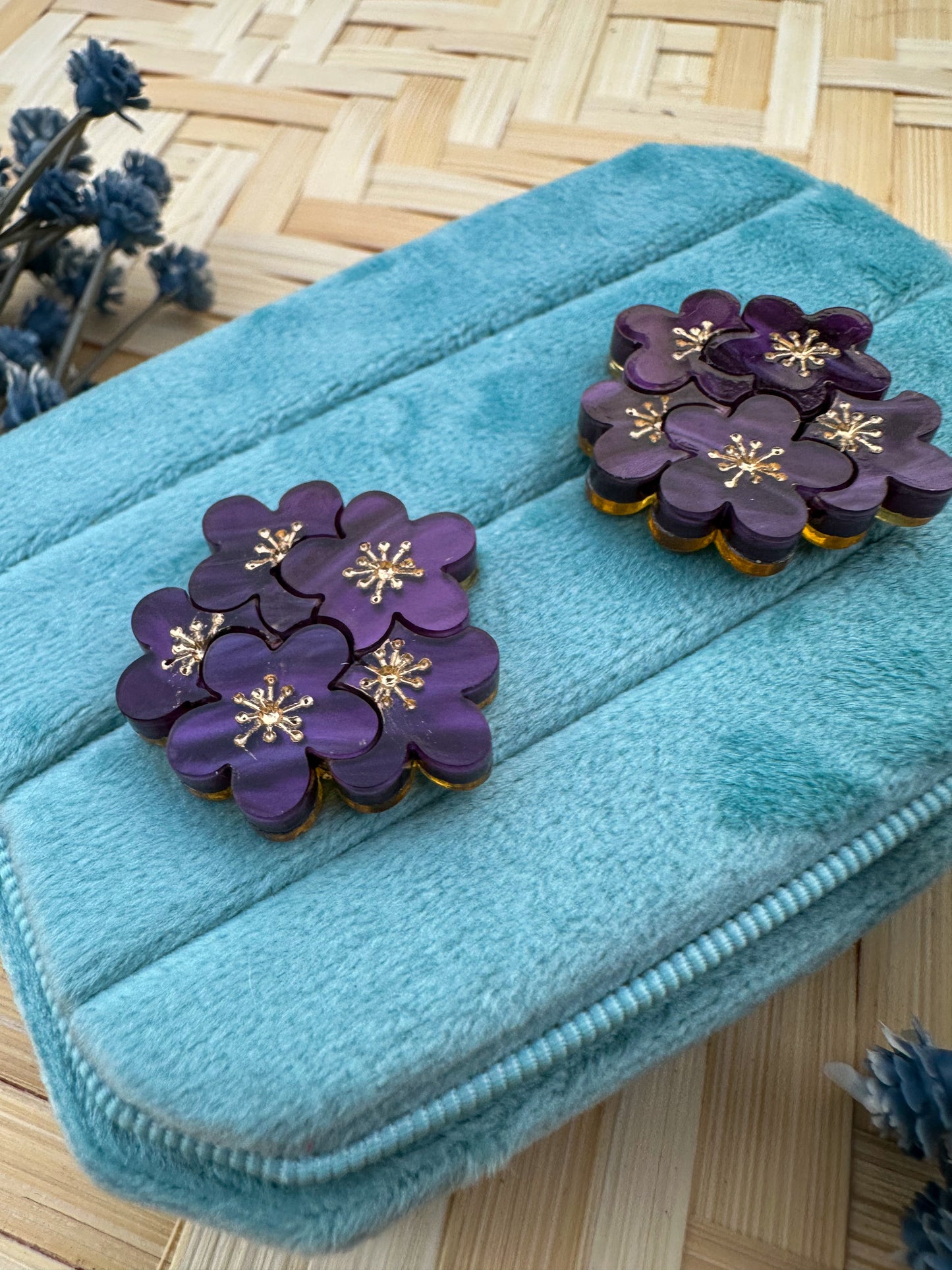 Cherry Blossom Statement Studs