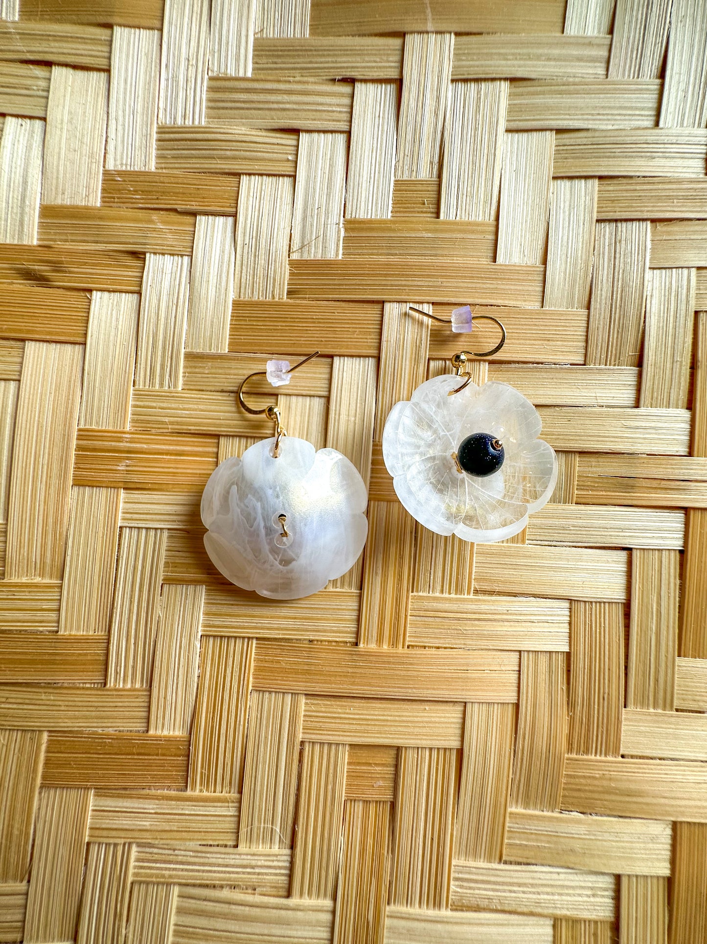 Midnight Poppies Earrings