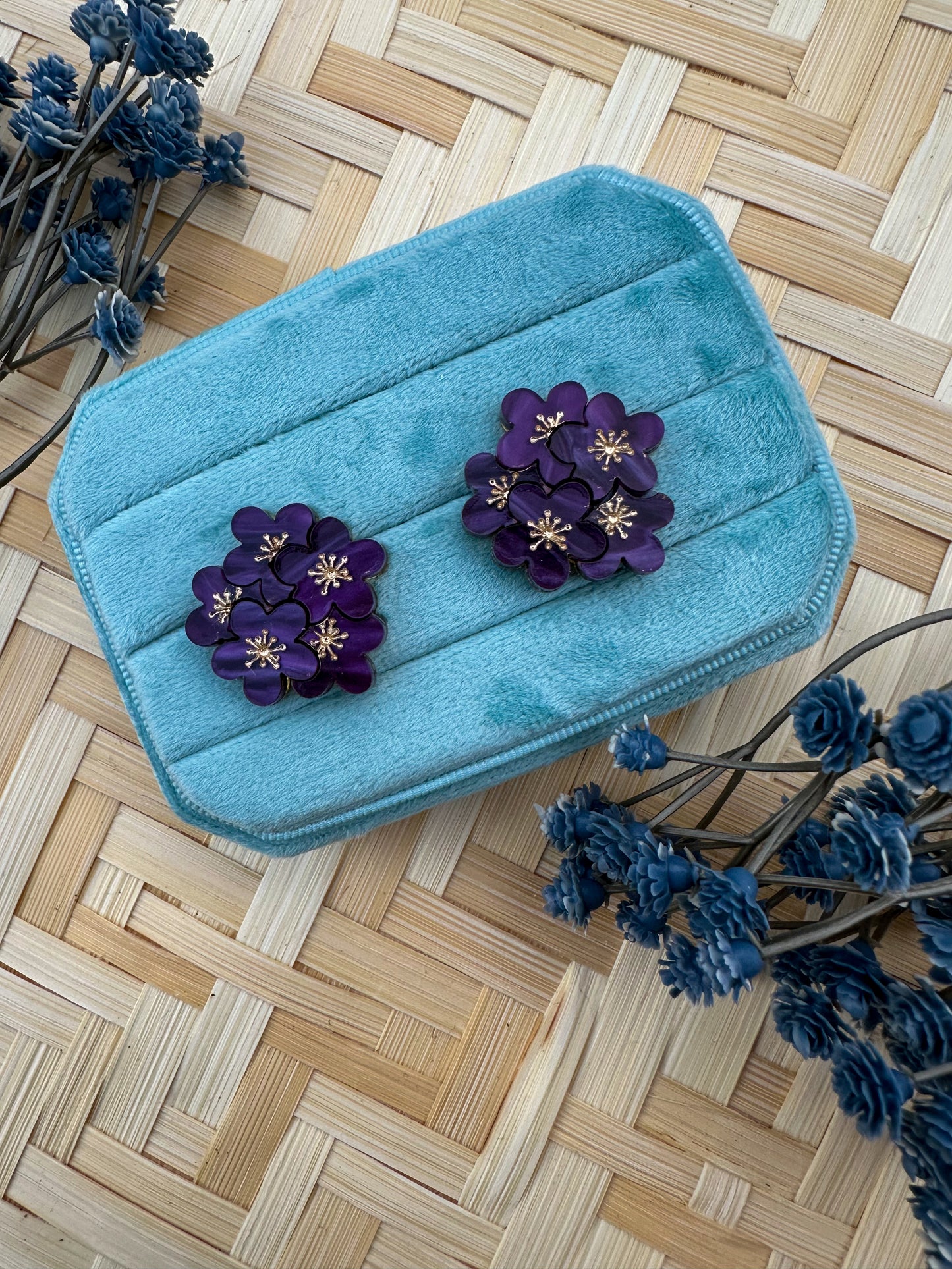 Cherry Blossom Statement Studs