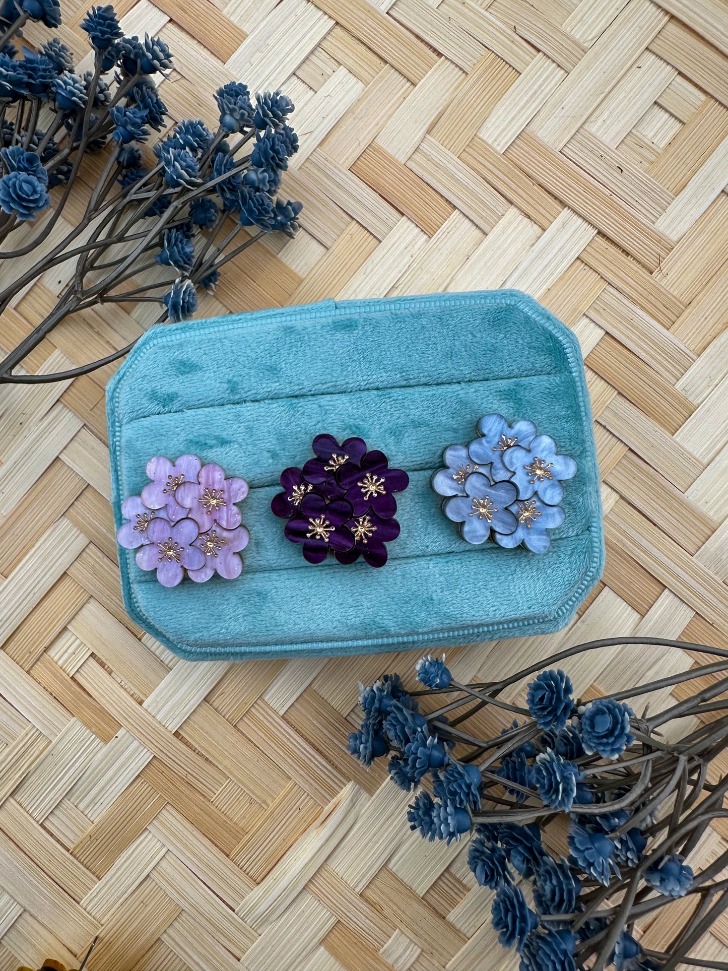 Cherry Blossom Statement Studs