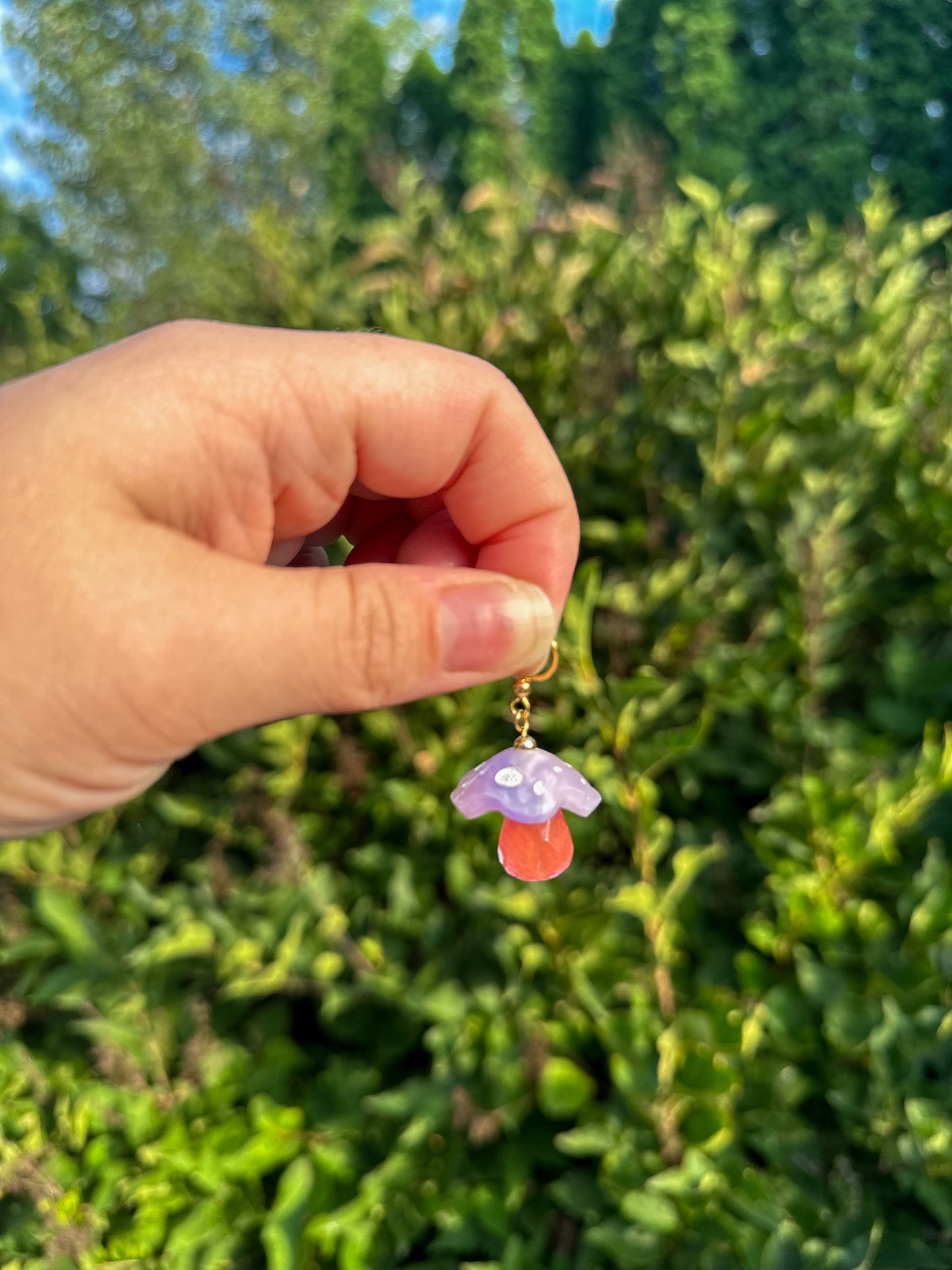 Pastel Mushroom Earrings