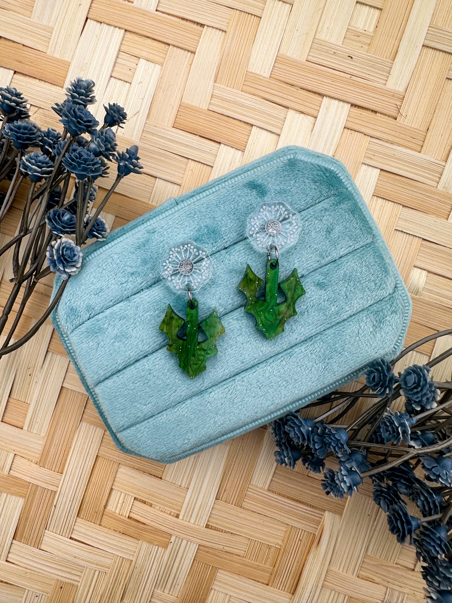 Dandelion Puff Mini Dangles