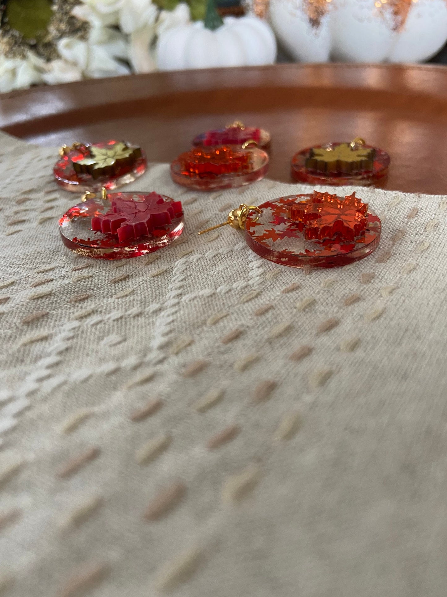 Autumn Leaves Dangle Earrings