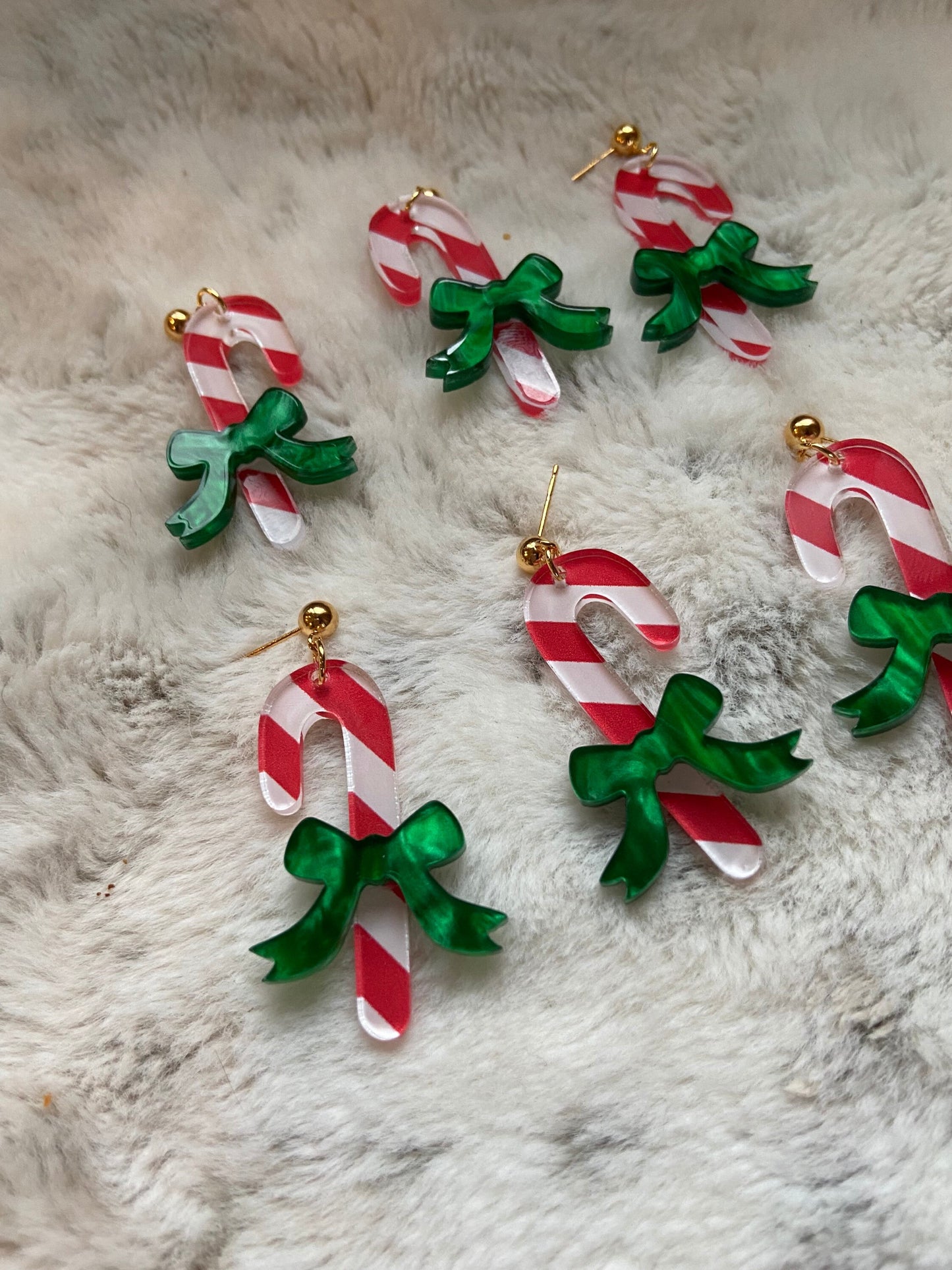 Candy Cane Earrings