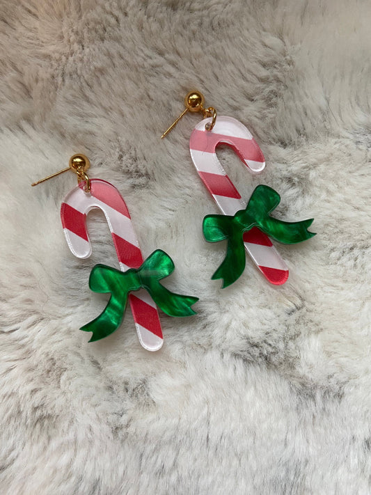 Candy Cane Earrings