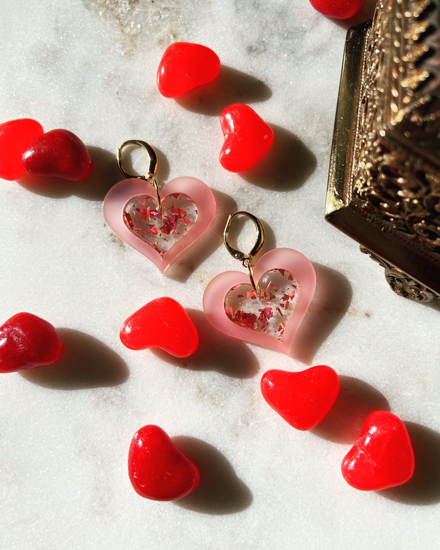 Inlay Valentine Hearts