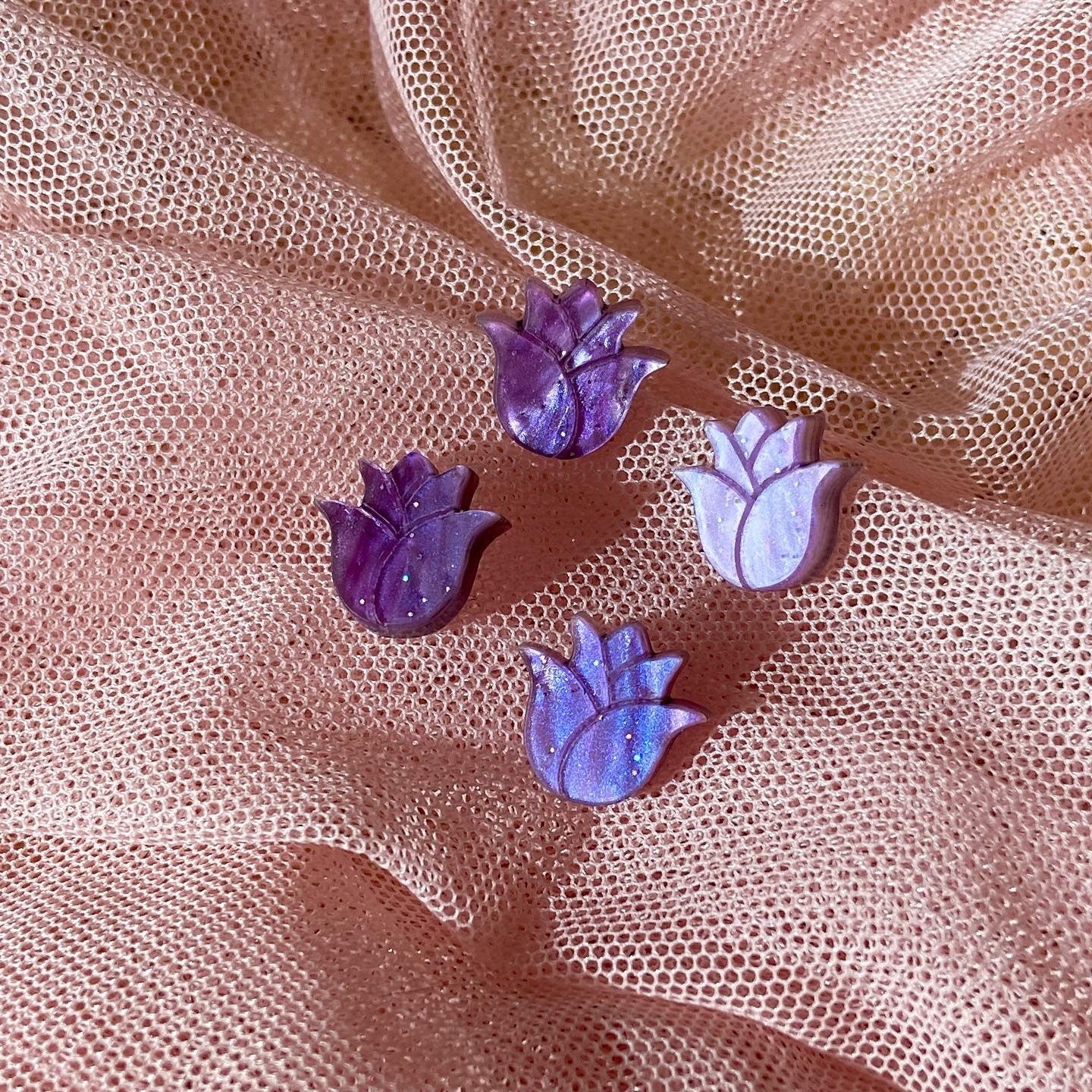 Blooming Tulip Studs