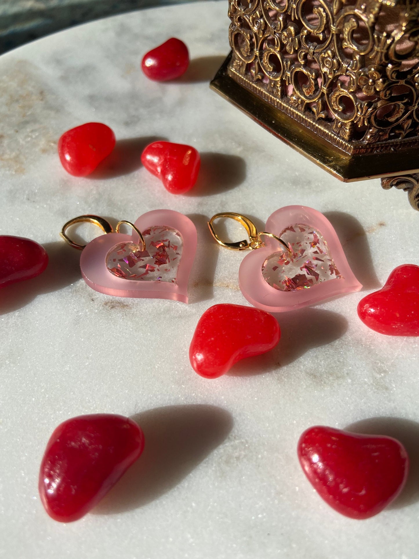 Inlay Valentine Hearts