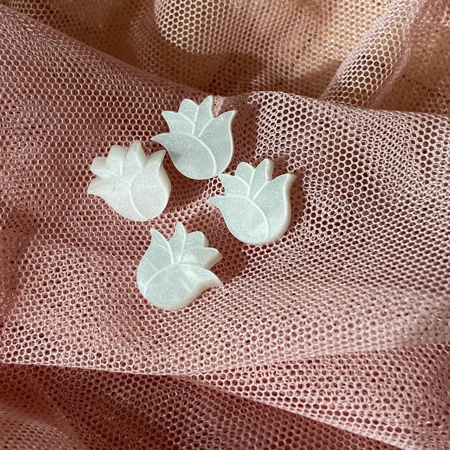 Blooming Tulip Studs