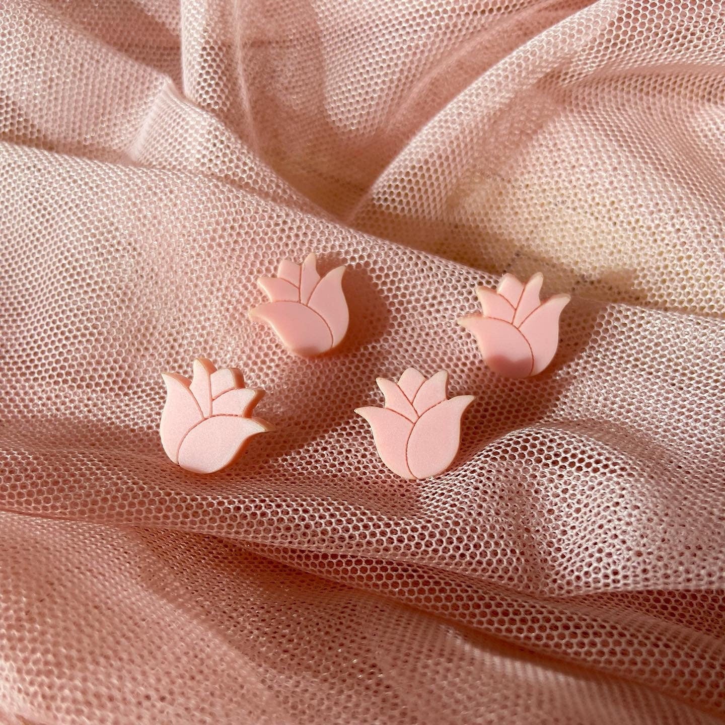 Blooming Tulip Studs