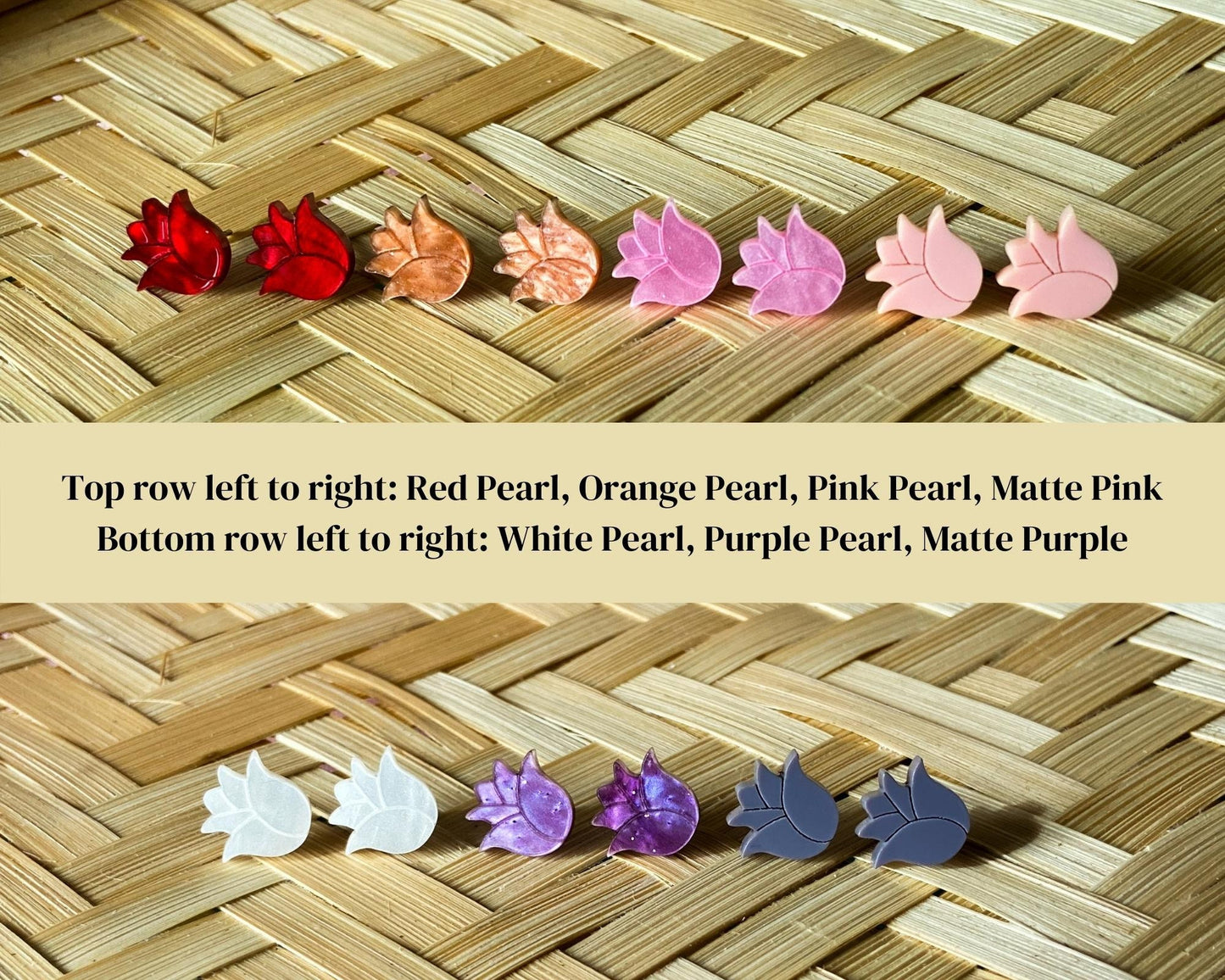 Blooming Tulip Studs