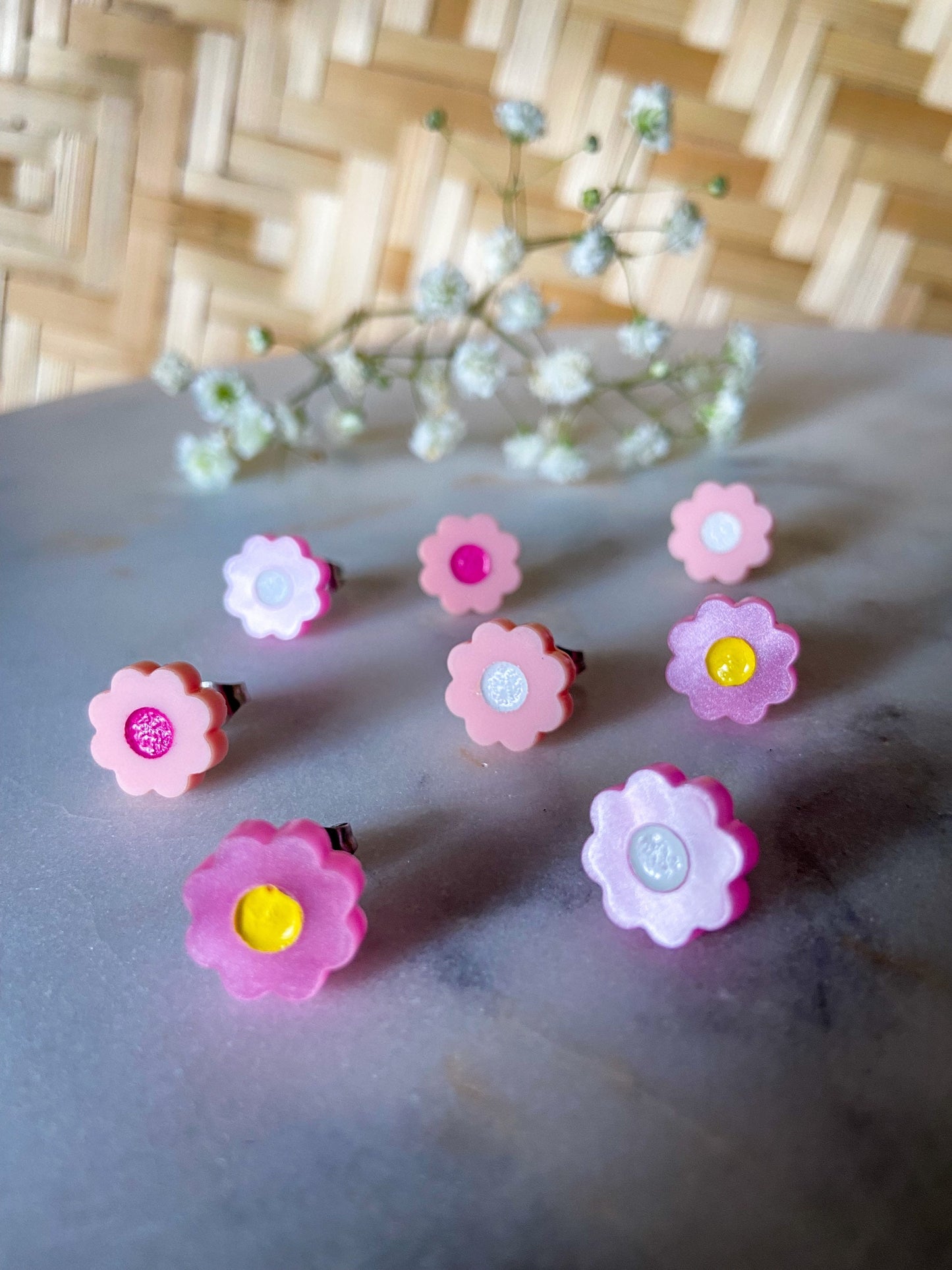 Dainty Daisy Studs
