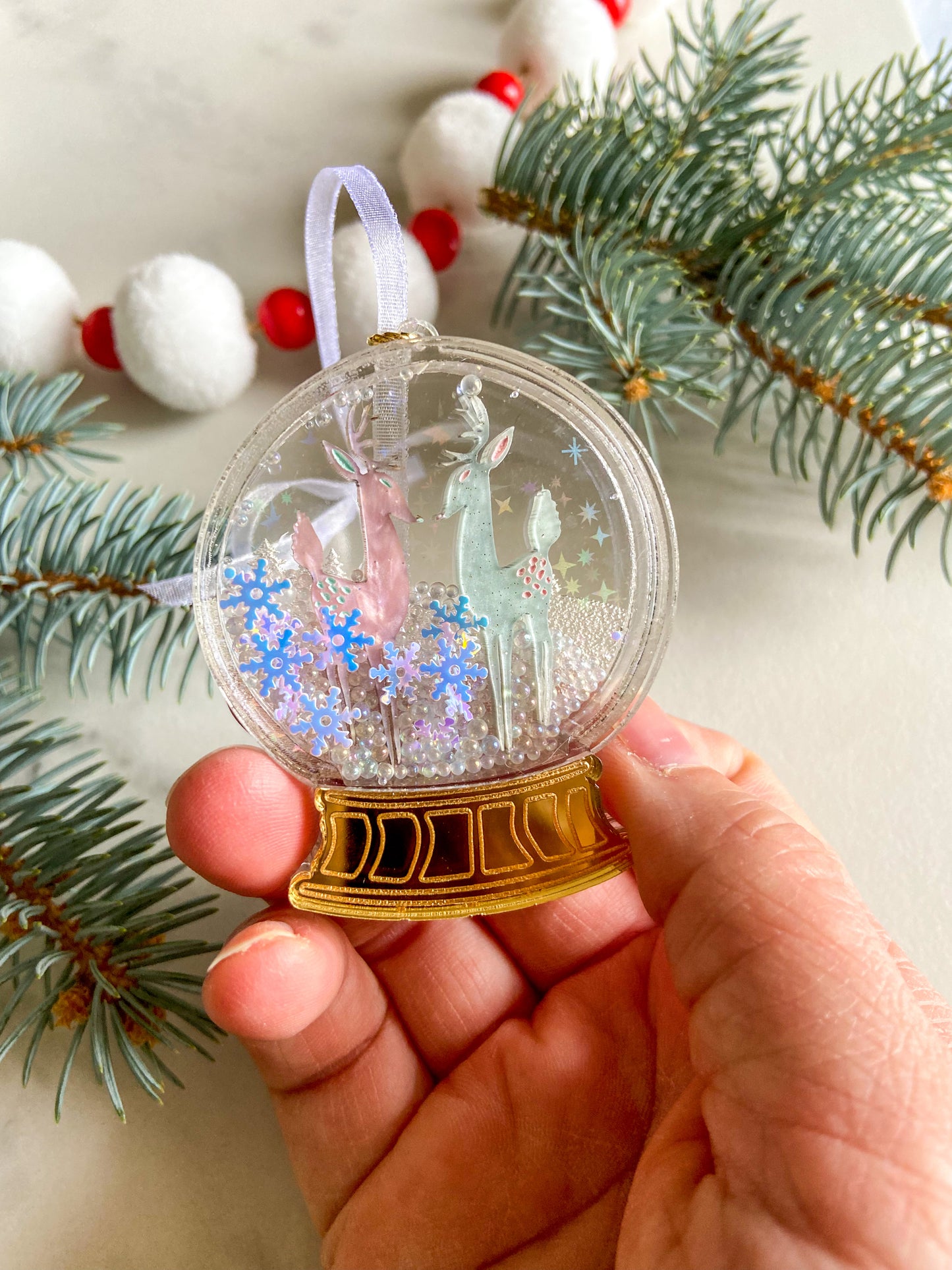 Snow Globe Ornaments