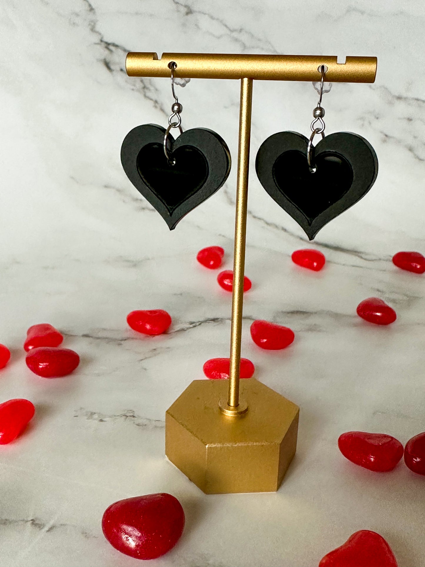 Inlay Valentine Hearts