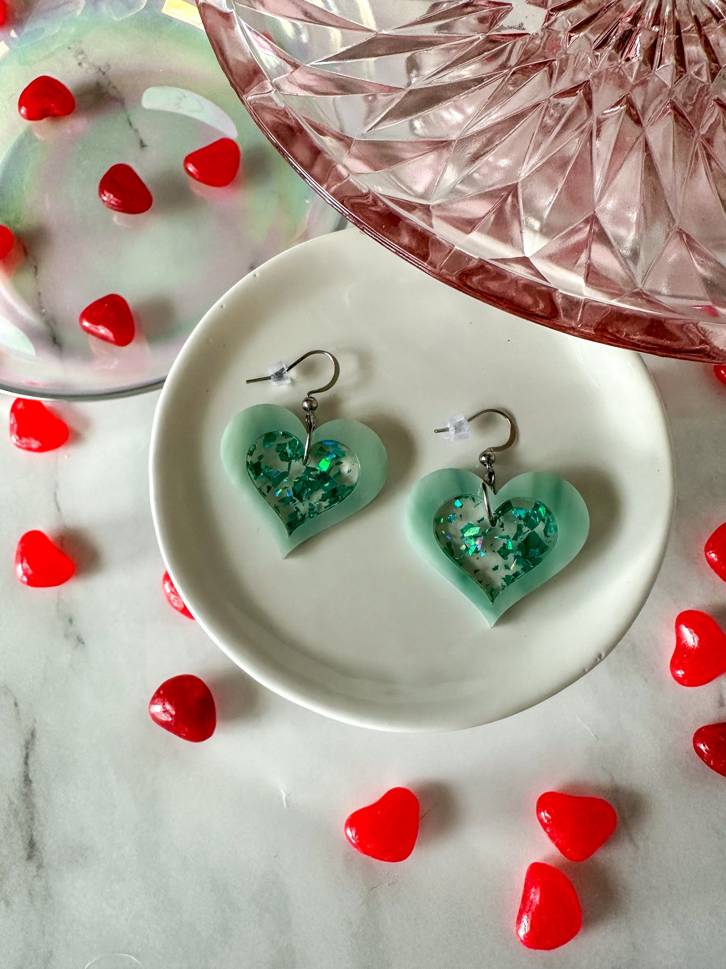 Inlay Valentine Hearts