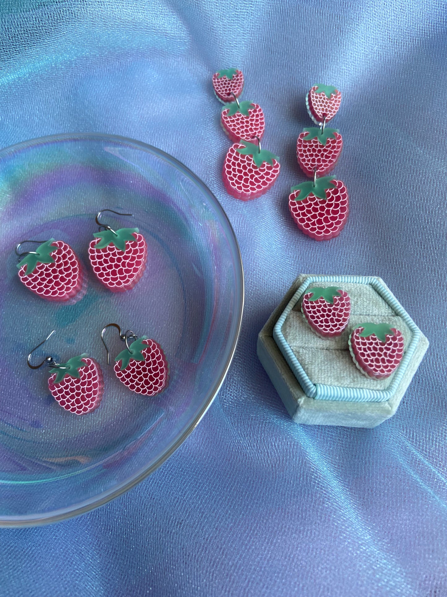 Raspberry Dangles