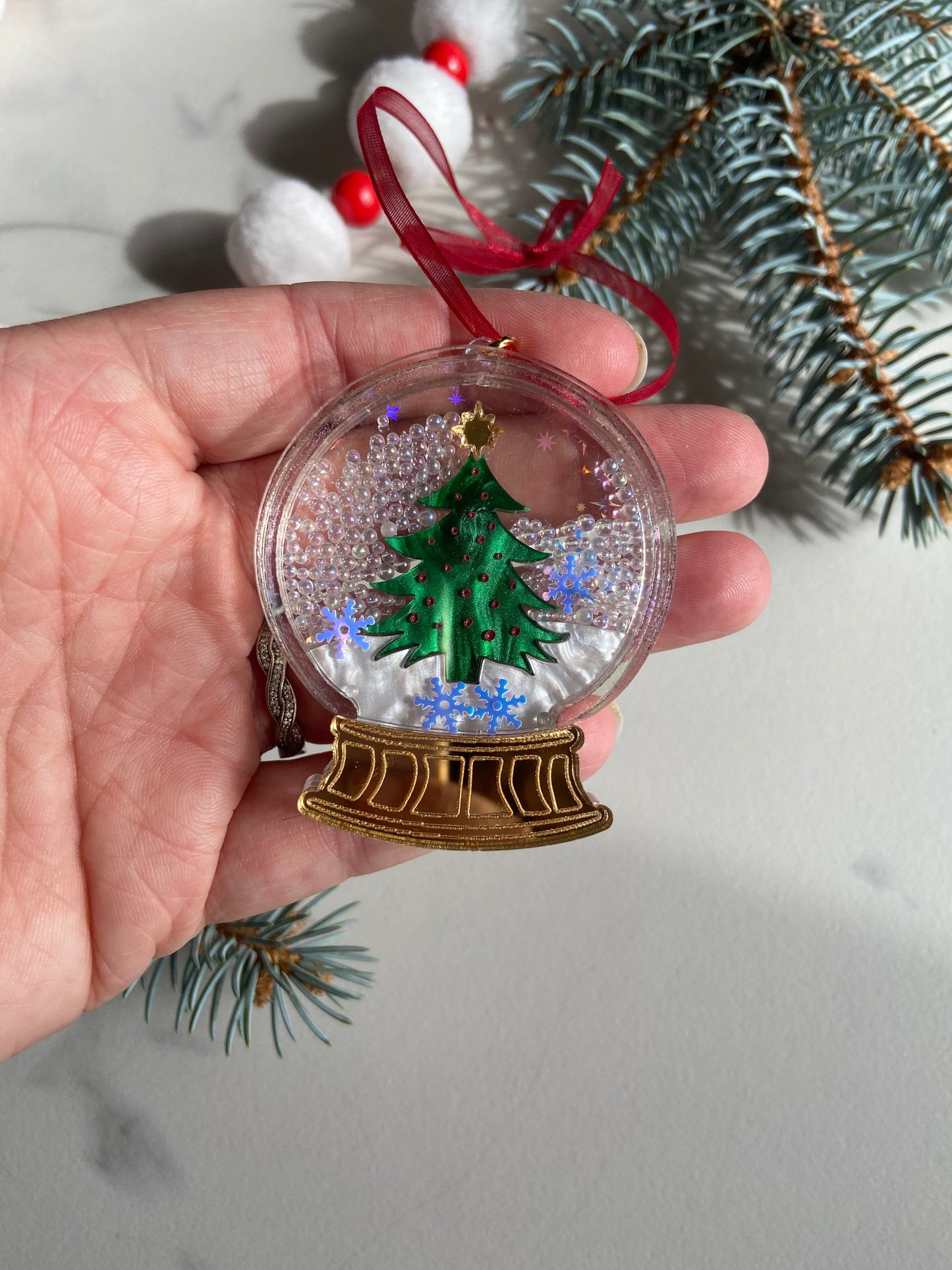 Snow Globe Ornaments