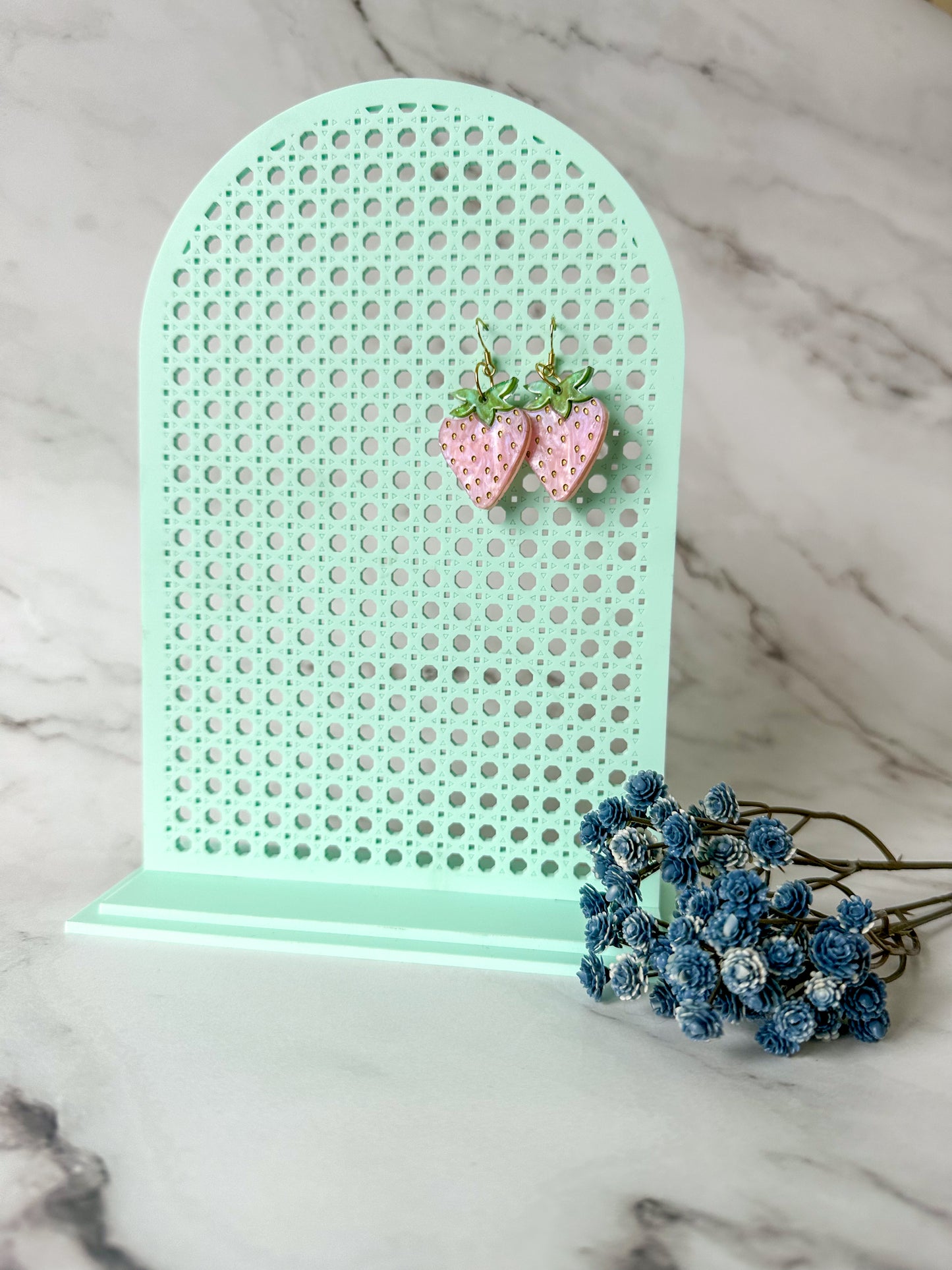 Rattan Arch Earring Stand