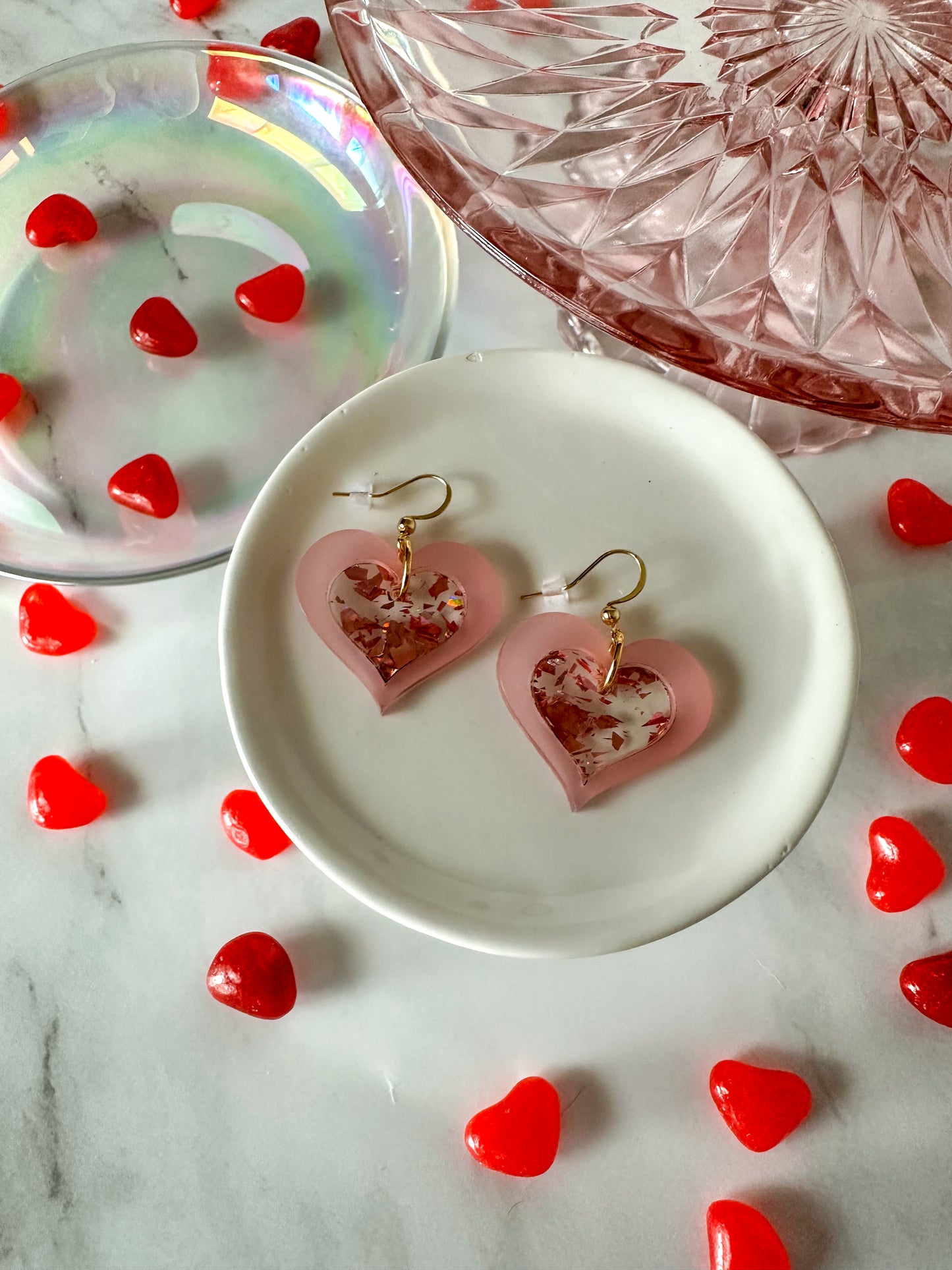 Inlay Valentine Hearts