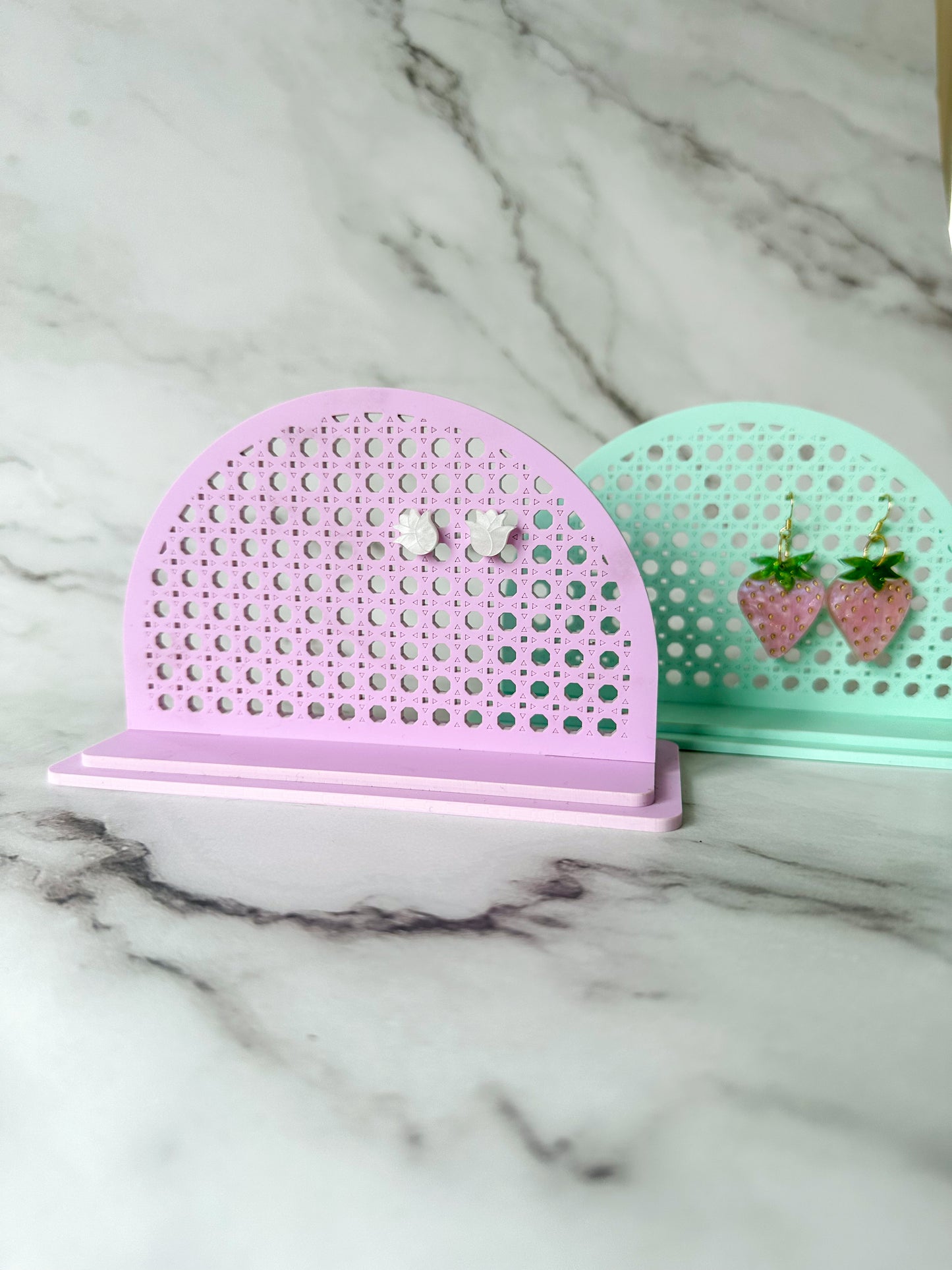 Mini Rattan Arch Earring Stand