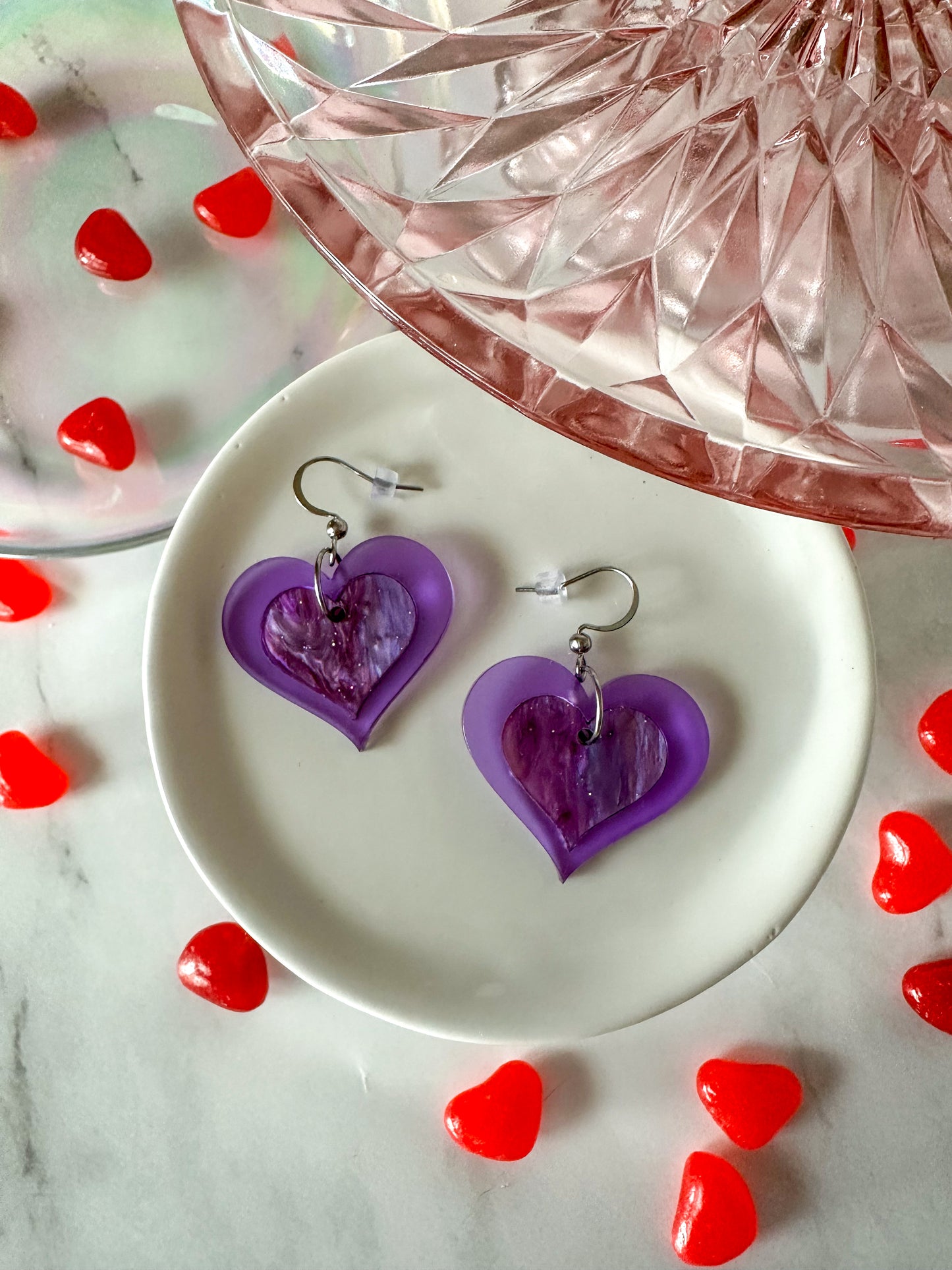 Inlay Valentine Hearts