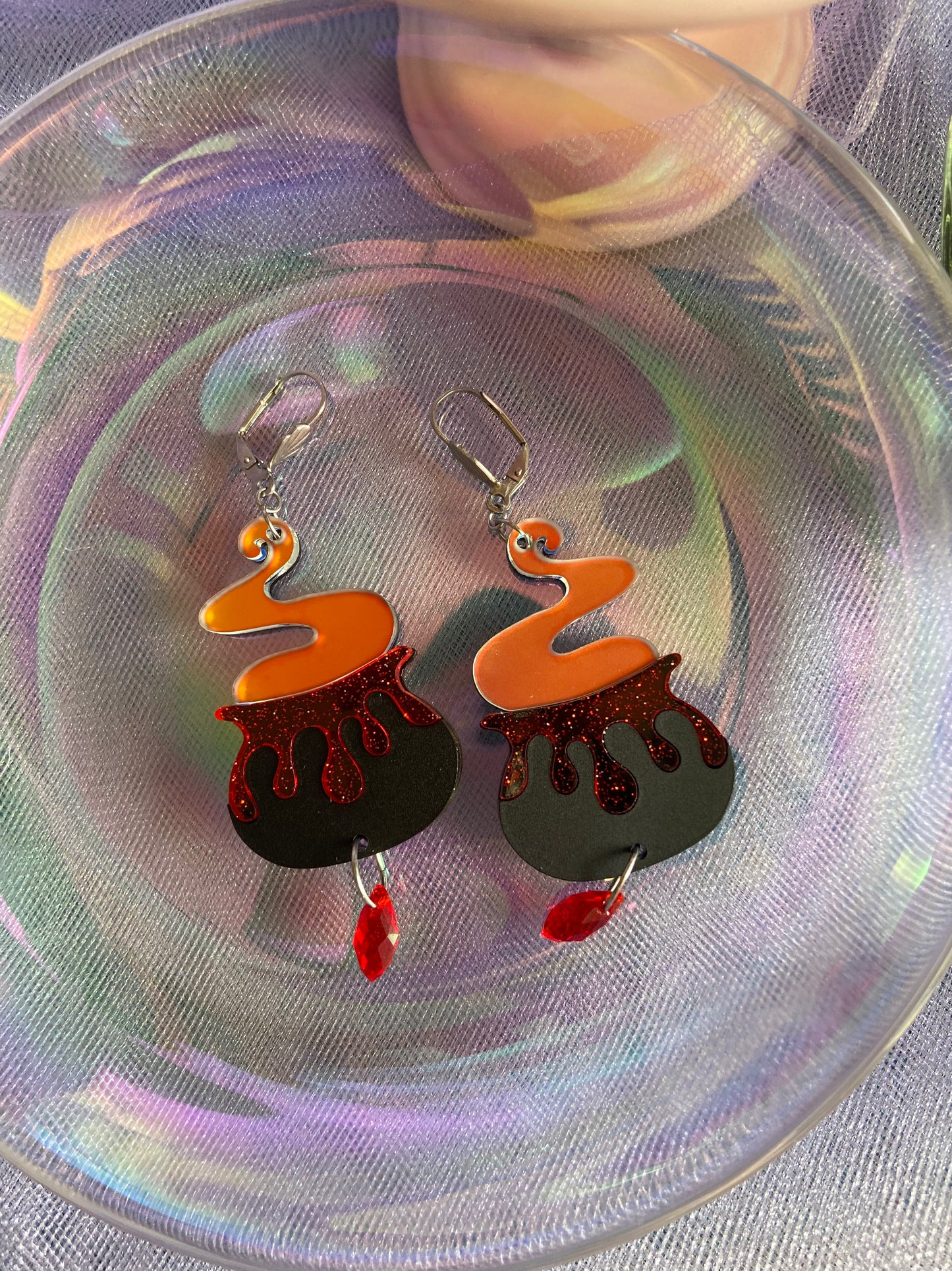 Dripping Cauldron Earrings