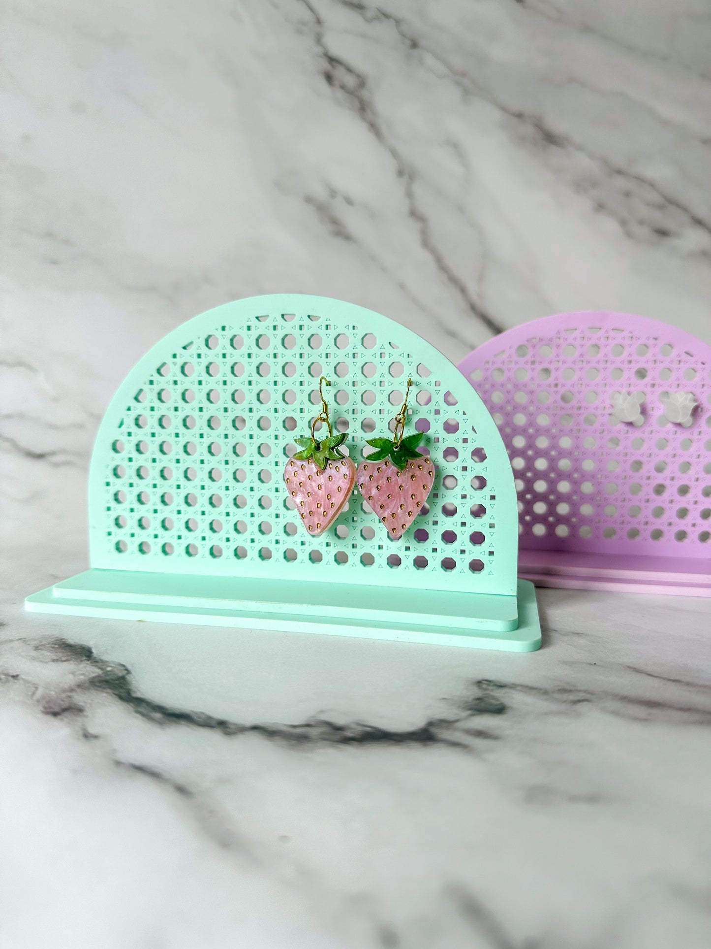 Mini Rattan Arch Earring Stand