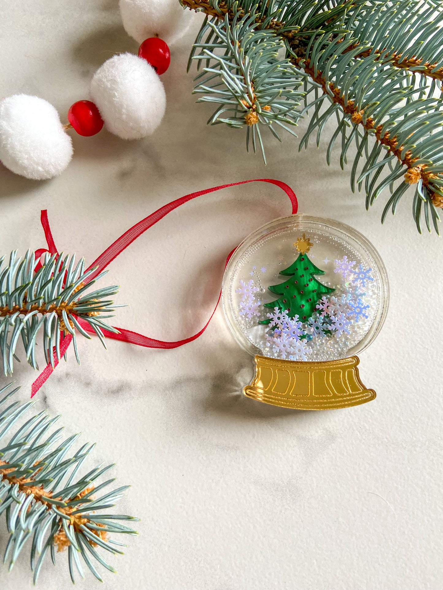 Snow Globe Ornaments