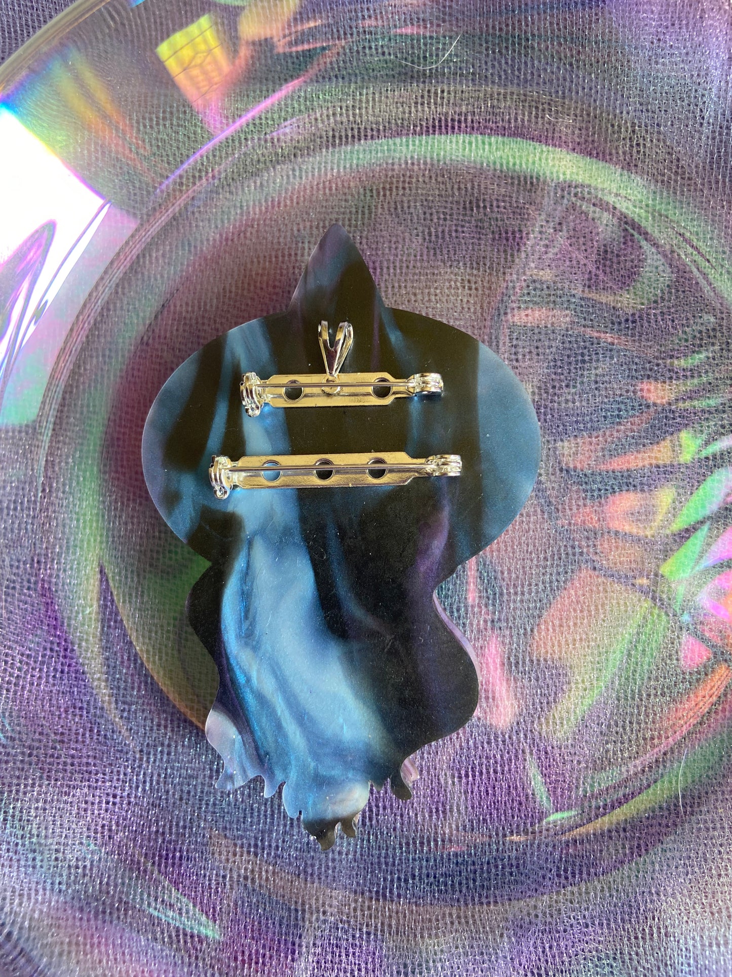 Hex the Patriarchy Brooch - Necklace option