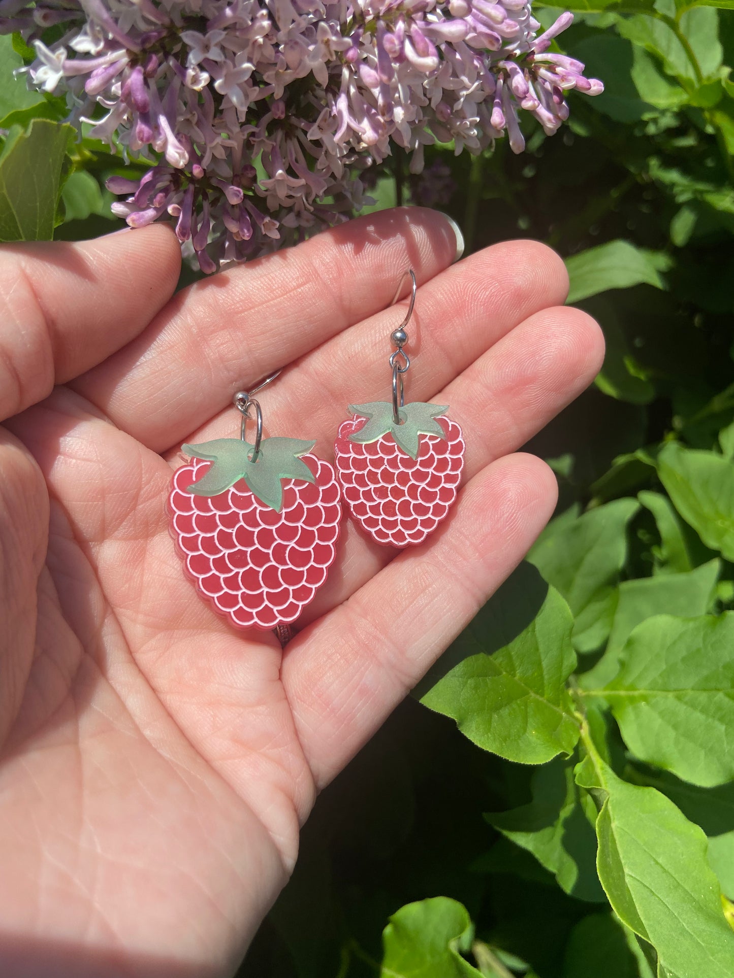 Raspberry Dangles
