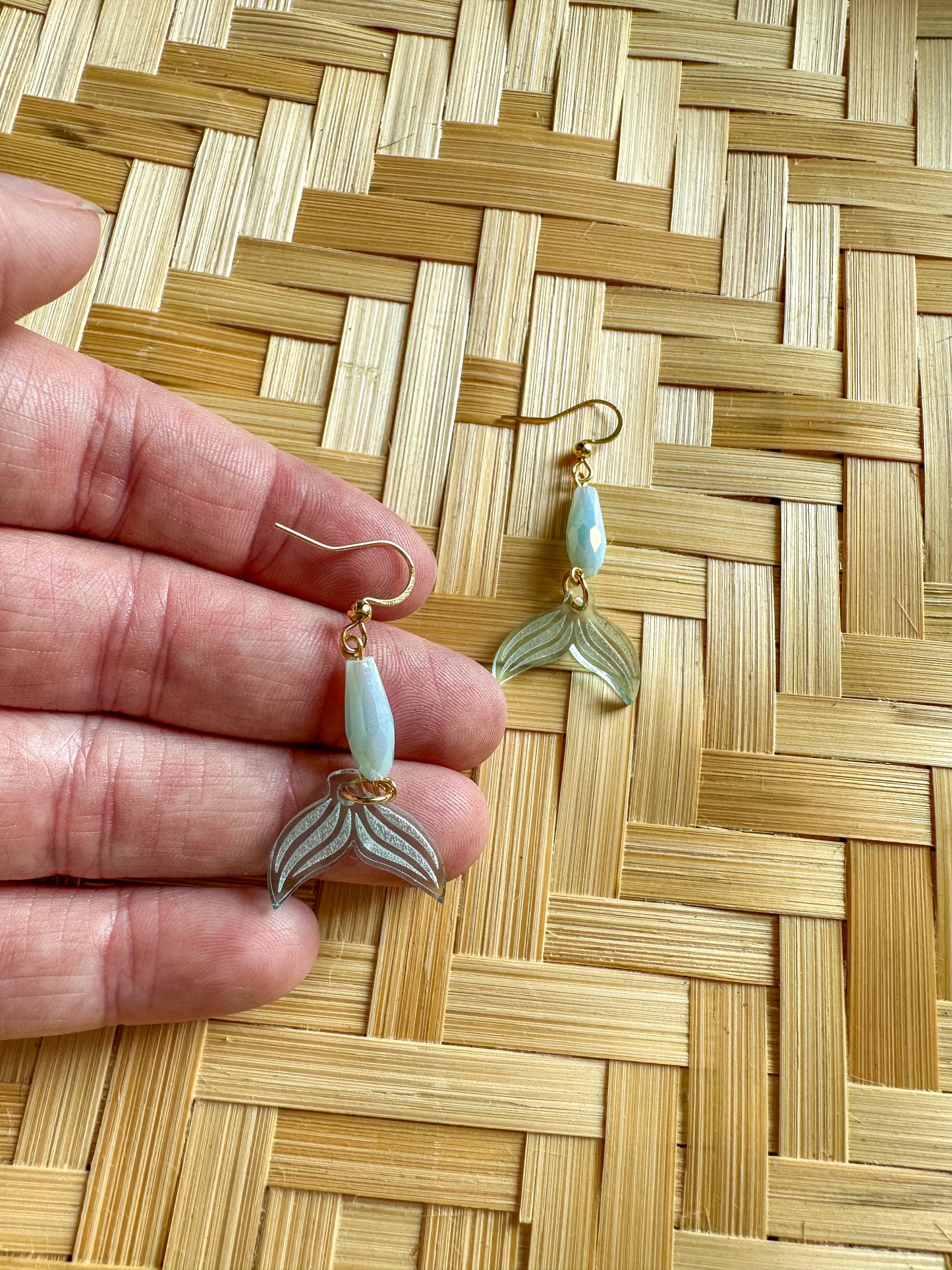 Seafoam Mermaid Earrings