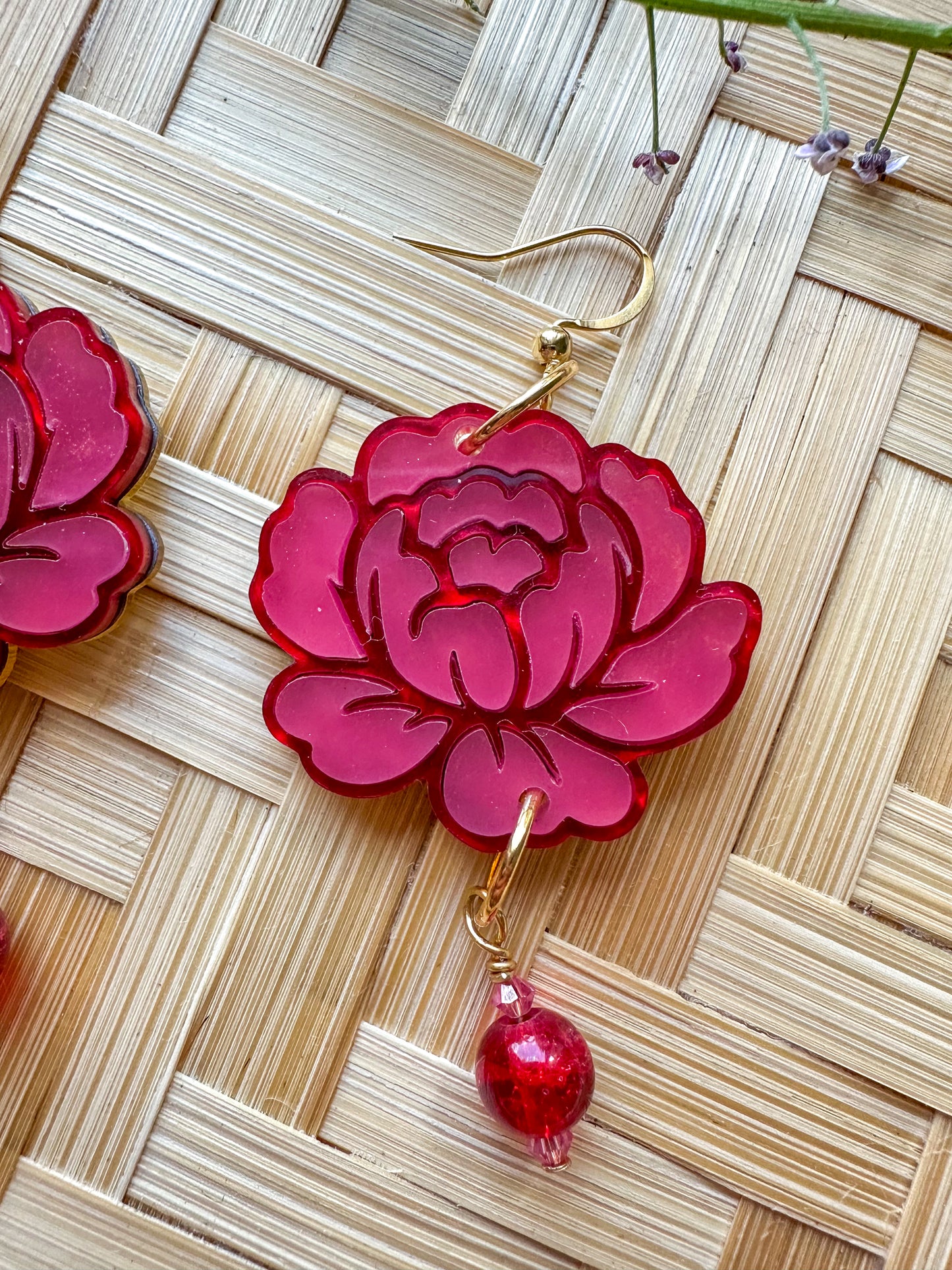 Peony Earrings