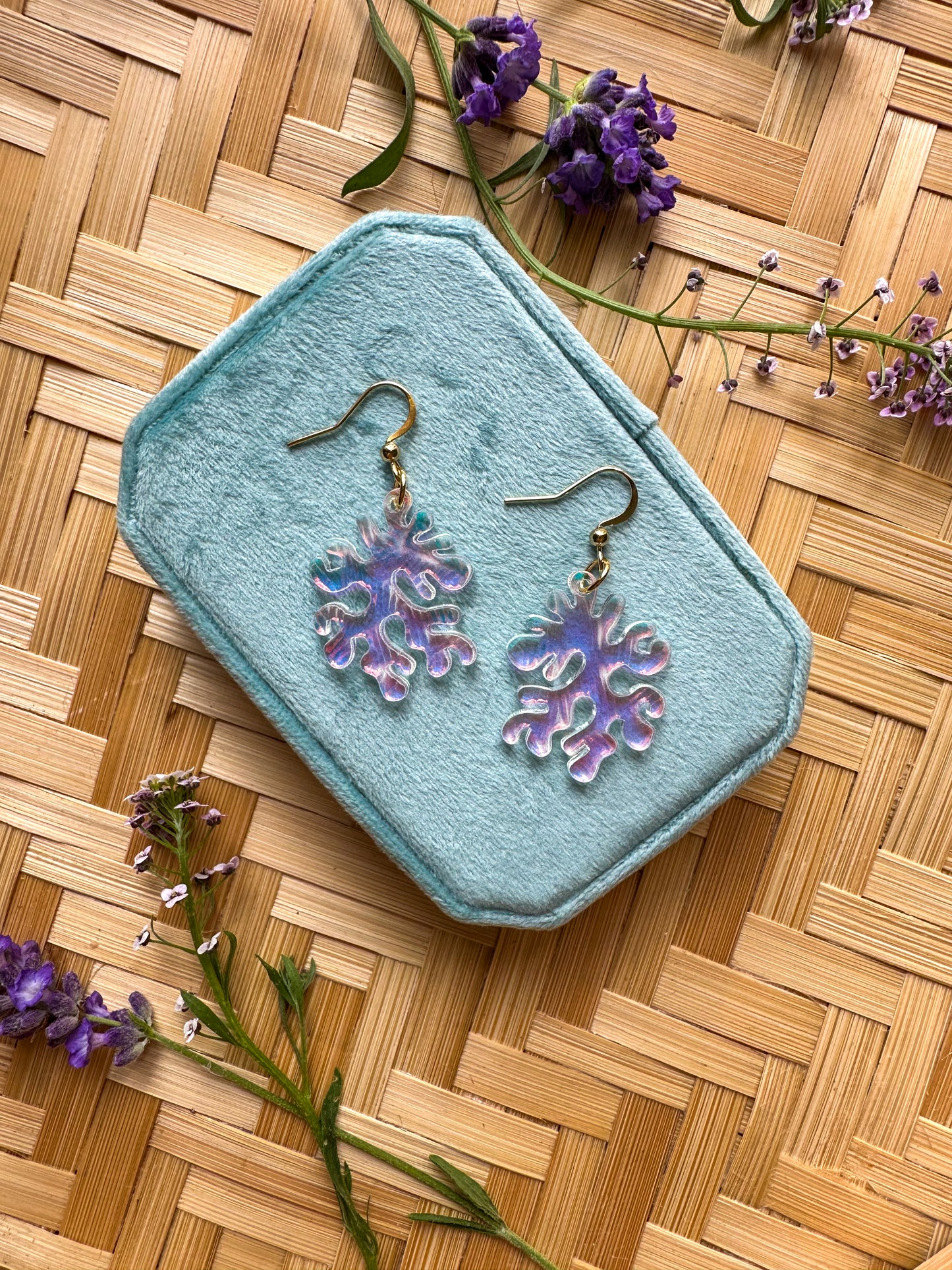 Coral Earrings