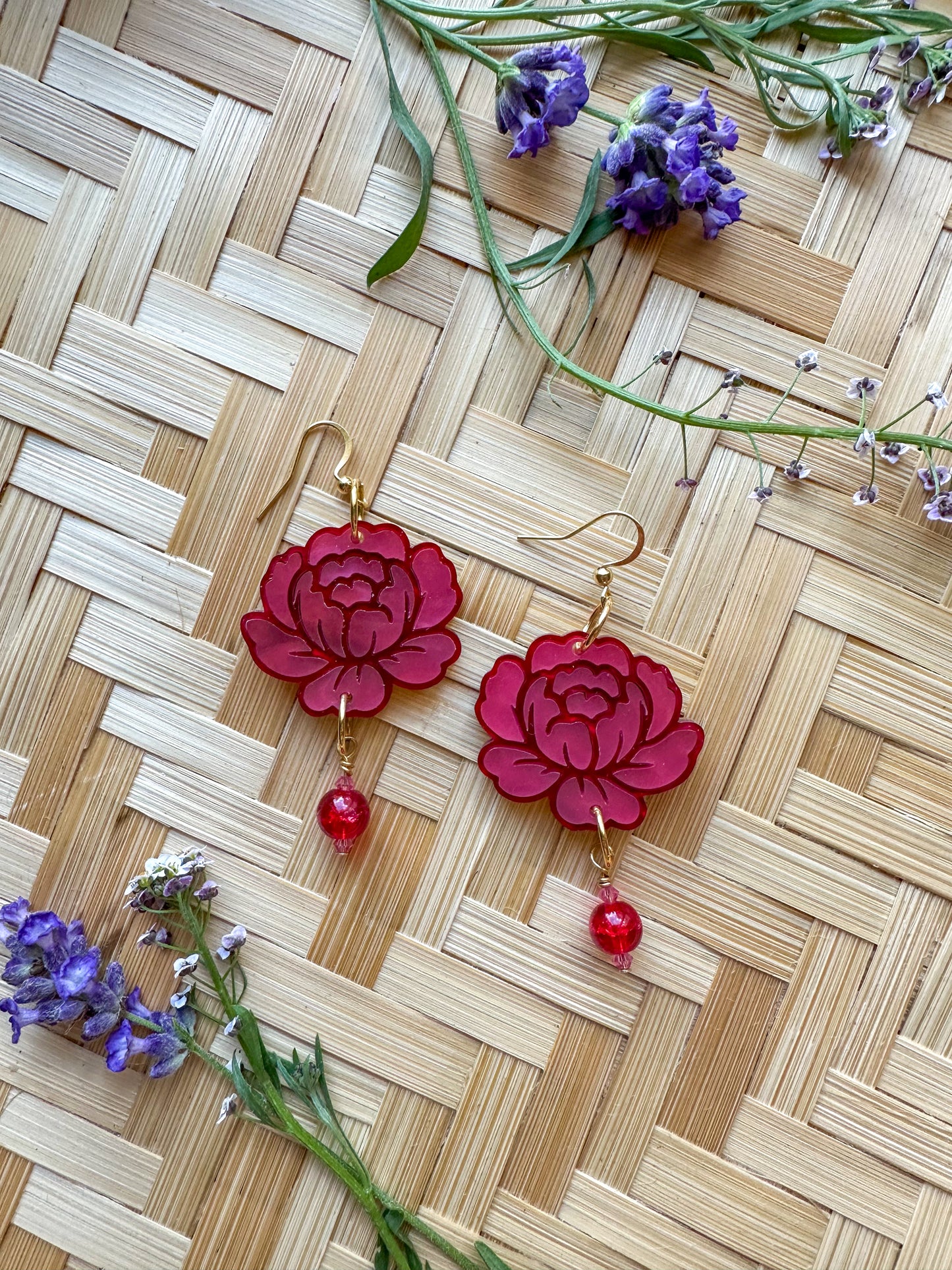 Peony Earrings