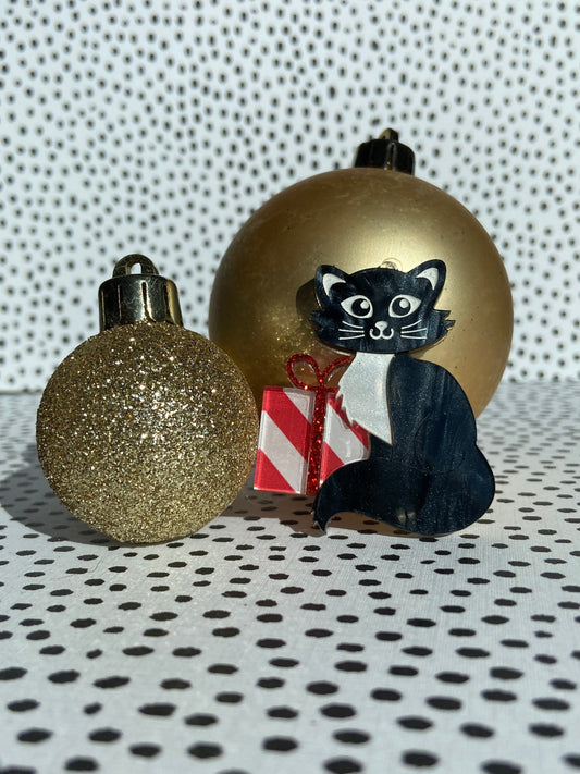 Christmas Cat Necklace