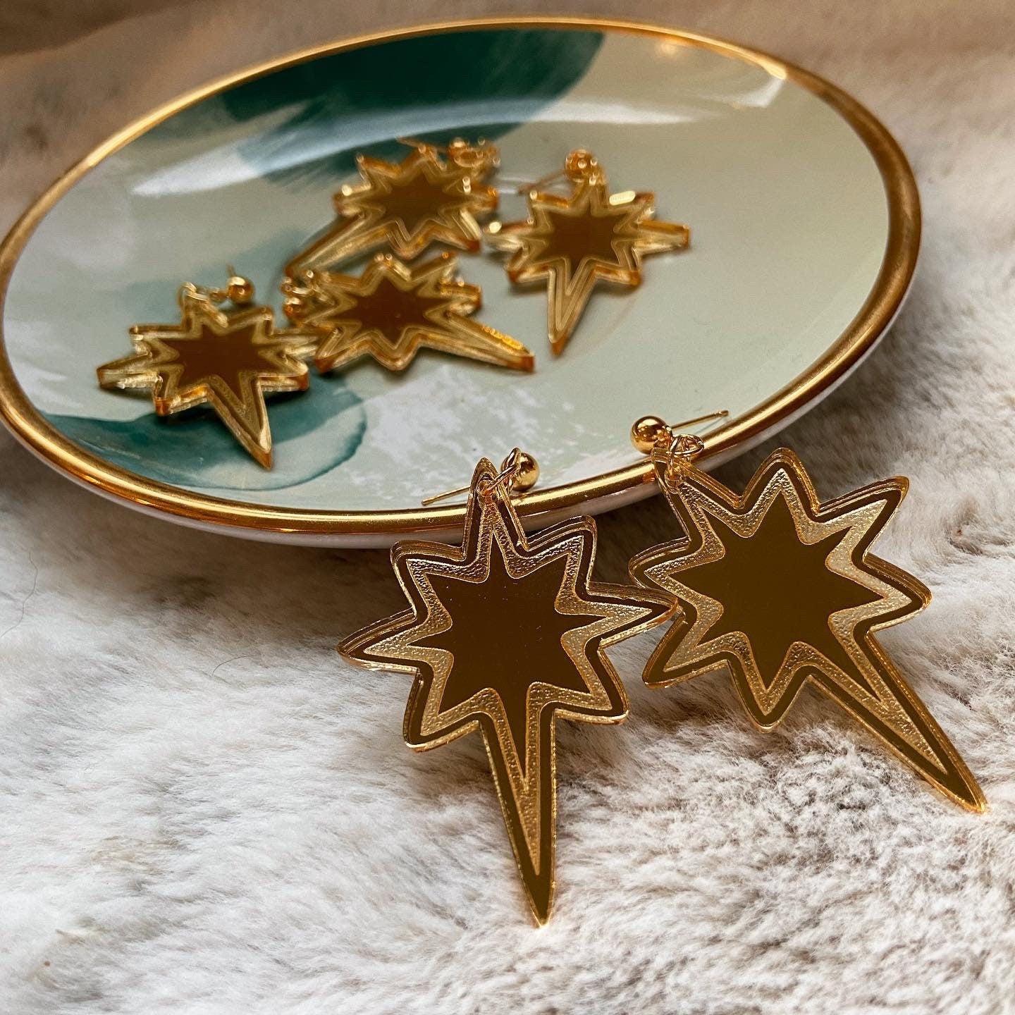 Christmas Star Earrings