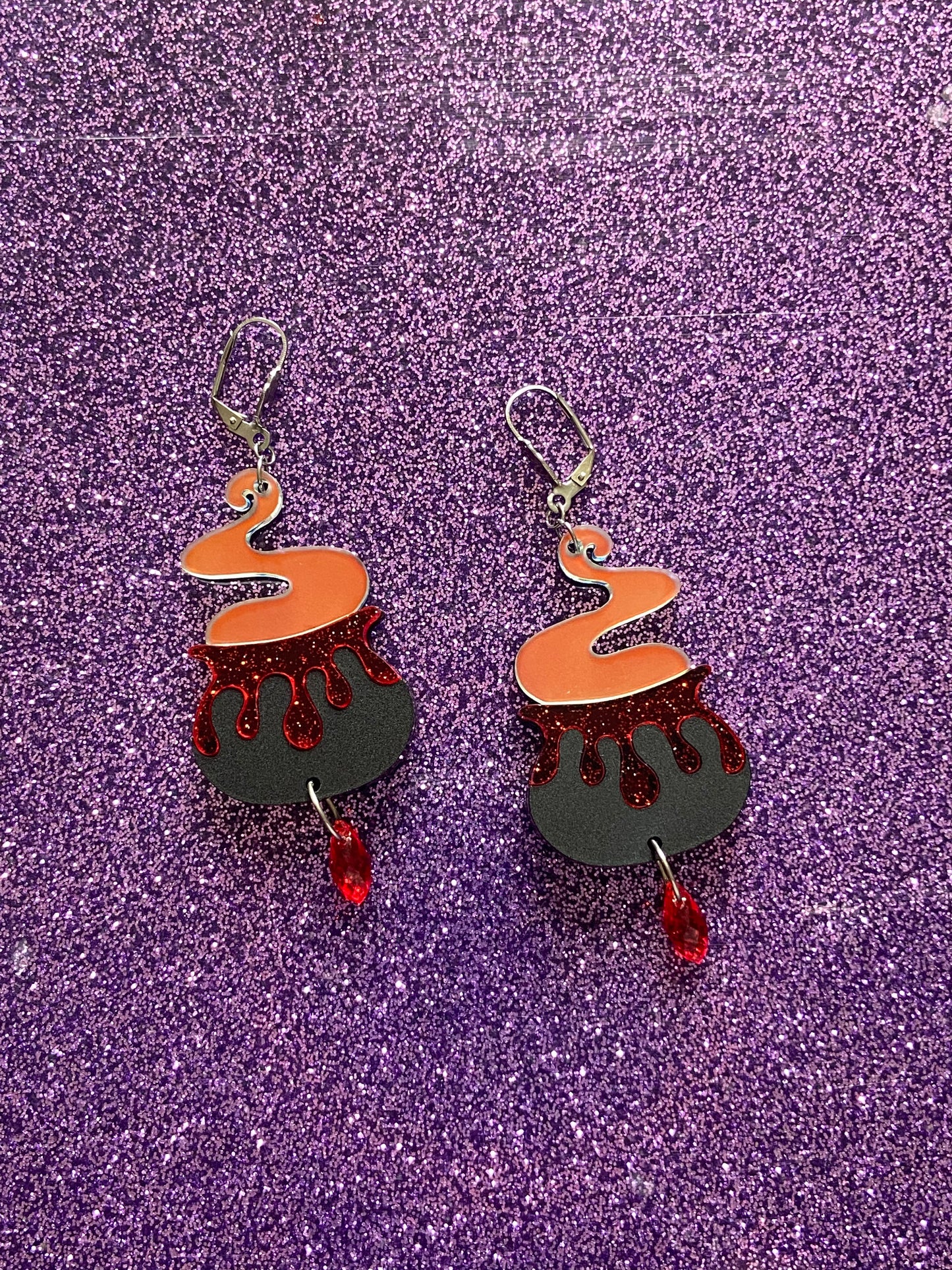 Dripping Cauldron Earrings